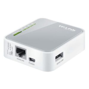TP-LINK (TL-MR3020) 300Mbps Travel-size Wireless 3G/4G Router, USB, LAN