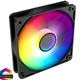 CIT Halo 120mm Infinity ARGB Black 4-Pin PWM High-Performance PC Cooling Fan with Addressable RGB Lighting and Superior Airflow - Image 3