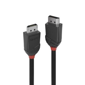 Lindy 36493 3m DisplayPort (M) 1.2 Black Line 4096x2160@60Hz Cable - Black - Image 2