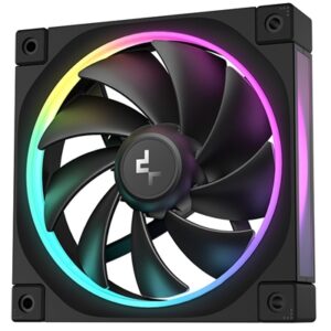 DeepCool FL12 120mm PWM Fan - High Performance, Low Noise, Fluid Dynamic Bearing, 36 ARGB LEDs, 500-2150 RPM, 55 CFM Airflow, 4-Pin PWM Control - Image 2