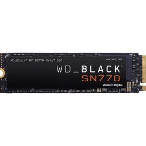 WD Black SN770 (WDS100T3X0E) 1TB NVMe SSD, M.2 Interface, PCIe Gen4, 2280, Read 5150MB/s, Write 4900MB/s, 5 Year Warranty - Image 3