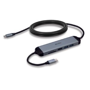 Lindy DST-Micro 140 Laptop Docking Station with USB-C, 1x 4K HDMI and Pass-Through Charging - Image 3
