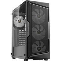 Antec AX61 Elite: Mid-Tower ATX Gaming Case with High-Airflow Mesh Front Panel, 4 x 120mm ARGB Fans, Tempered Glass Side Panels, Support for Up to 8 Fans, - Image 4