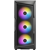 Antec AX61 Elite: Mid-Tower ATX Gaming Case with High-Airflow Mesh Front Panel, 4 x 120mm ARGB Fans, Tempered Glass Side Panels, Support for Up to 8 Fans, - Image 6