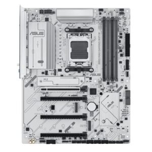 Asus B850 MAX GAMING WIFI W, AMD B850, AM5, ATX, 4 DDR5, HDMI, DP, Wi-Fi 6E, 2.5G LAN, 3x M.2, White