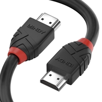 Lindy 36472 2m HDMI (M) 2.0 High Speed Black Line 4096x2160@60Hz Cable with Ethernet - Black