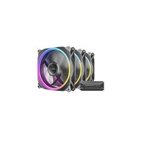 Antec Neo Prizm T3 120 ARGB PWM Case Fan (3-Pack) - Hydro Bearing, 600-2000 RPM, Black
