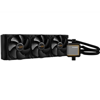 be quiet! Silent Loop 2 AiO Liquid CPU Cooler, Universal Socket, 360mm Radiator, 3 x Silent Wings 3 120mm PWM High Speed 2200RPM Black Cooling Fan, Addressable RGB LED Pump Head with Powerful 3 Chamber Design to Significantly Reduce Turbulences & Noise