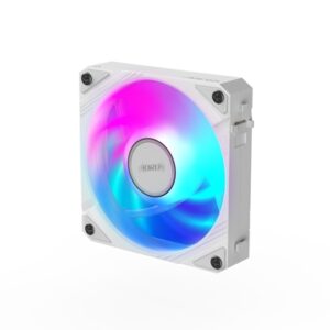 Gigabyte AORUS EZ Chain Fan 120 ICE - High-Performance 120mm ARGB Case Fan with EZ-Chain Design, Hydro Dynamic Bearing, and Quiet Operation - Image 2