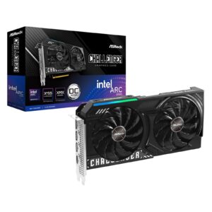 ASRock Intel Arc B580 Challenger 12GB OC Graphics Card, 12GB GDDR6, 2740 MHz Base Clock, Dual Fan, 3x DisplayPorts / 1x HDMI Port - Image 3