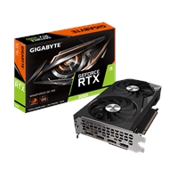 Gigabyte NVIDIA GeForce RTX 3060 WINDFORCE OC 12G (rev. 2.0) Graphics Card, 12GB GDDR6, 3584 CUDA Cores, 1792 MHz Core Clock, Dual Fan, 2x DisplayPorts / 2x HDMI Ports
