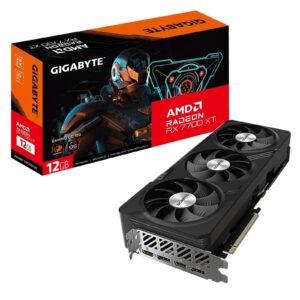 Gigabyte AMD Radeon RX 7700 XT GAMING OC Graphics Card, 12GB GDDR6, 3456 Streams, 2599 MHz Boost Clock, Triple Fan, RGB, 2x DisplayPorts / 2x HDMI Ports - Image 3
