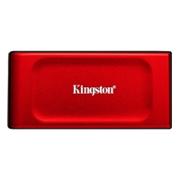 Kingston XS1000 Red 2TB Portable External SSD, Read 1050MB/s, Write 1000MB/s, USB 3.2 Gen 2, 5 Year Warranty