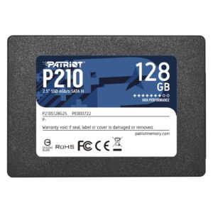Patriot P210 (P210S128G25) 128GB 2.5 Inch SSD, Sata 3 Interface, Read 450MB/s, Write 540MB/s, 3 Year Warranty - Image 3