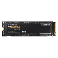 Samsung 970 EVO PLUS (MZ-V7S1T0BW) 1TB NVMe SSD, M.2 Interface, PCIe Gen3, 2280, Read 3500MB/s, Write 3300MB/s, 5 Year Warranty