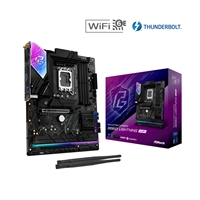 ASRock B860 Lightning WiFi PHANTOM GAMING Intel 1851 Socket Motherboard, ATX, 4x DDR5 Slots, 4x M.2 Sockets, 2x USB-C Port, Fitted I/O Shield, 2.5GbE LAN, Wi-Fi 6E, 1x DisplayPort / 1x HDMI / 1x USB-C (USB4)