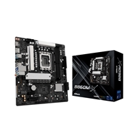 ASRock B860M-X Intel 1851 Socket Motherboard, Micro-ATX, 2x DDR5 Slots, 2x M.2 Sockets, 2x USB-C Port, 2.5GbE LAN, 1x DisplayPort / 1x HDMI Port