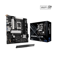 ASRock B860M-X WiFi Intel 1851 Socket Motherboard, Micro-ATX, 2x DDR5 Slots, 2x M.2 Sockets, 2x USB-C Port, 2.5GbE LAN, Wi-Fi 6E, 1x DisplayPort / 1x HDMI Port