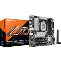 Gigabyte B860M DS3H WIFI6E Intel 1851 Socket Motherboard, Micro-ATX, 4x DDR5 Slots, 2x M.2 Sockets, 1x USB-C Port, 2.5GbE LAN, Wi-Fi 6E, 2x DisplayPorts / 1x HDMI Port