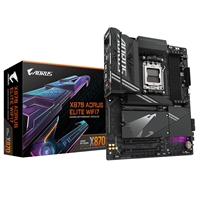 Gigabyte X870 AORUS ELITE WIFI7 AMD AM5 Socket Motherboard, ATX, 4x DDR5 Slots, 3x M.2 Sockets, 3x USB-C Port, Fitted I/O Shield, 2.5GbE LAN, Wi-Fi 7, 2x HDMI Port / 2x USB-C (USB4)