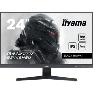 iiyama G-MASTER G2445HSU-B1 24 inch IPS Monitor, Full HD, 1ms, HDMI, DisplayPort, HDCP, USB Hubx2, Freesync, 100Hz, Speakers, Black, Internal PSU, VESA - Image 2