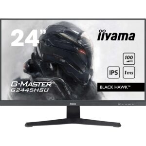 iiyama G-MASTER G2445HSU-B2 24 inch IPS Monitor, Full HD, 1ms, HDMI, DisplayPort, HDCP, USB Hubx2, Freesync, 100Hz, Speakers, Black, Internal PSU, VESA - Image 3