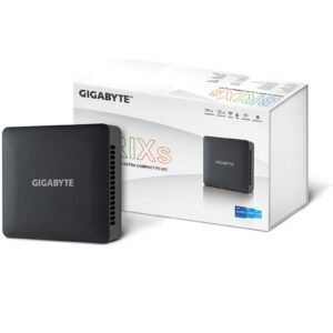 Gigabyte BRIX (GB-BRI5H-1335) Barebone Kit, Intel Core i5-1335U 4.6GHz 10 Core CPU, 2 x DDR4 SO-DIMM Slots, 1 x M.2 2280 Slot, 1x 2.5" SATA Slot Wi-Fi 6 & Bluetooth 5.2 - Image 3