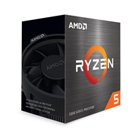 AMD Ryzen 5 5600 6 Core AM4 Processor, 12 Threads, 3.5Ghz up to 4.4Ghz Turbo, 32MB Cache, 65W, with Wraith Stealth Cooler, No Graphics