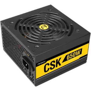 Antec Bronze Power Supply, CSK 650W 80+ Bronze Certified PSU, Continuous Power with 120mm Silent Cooling Fan, ATX 12V 2.31 / EPS 12V, Bronze Power Supply - Image 3