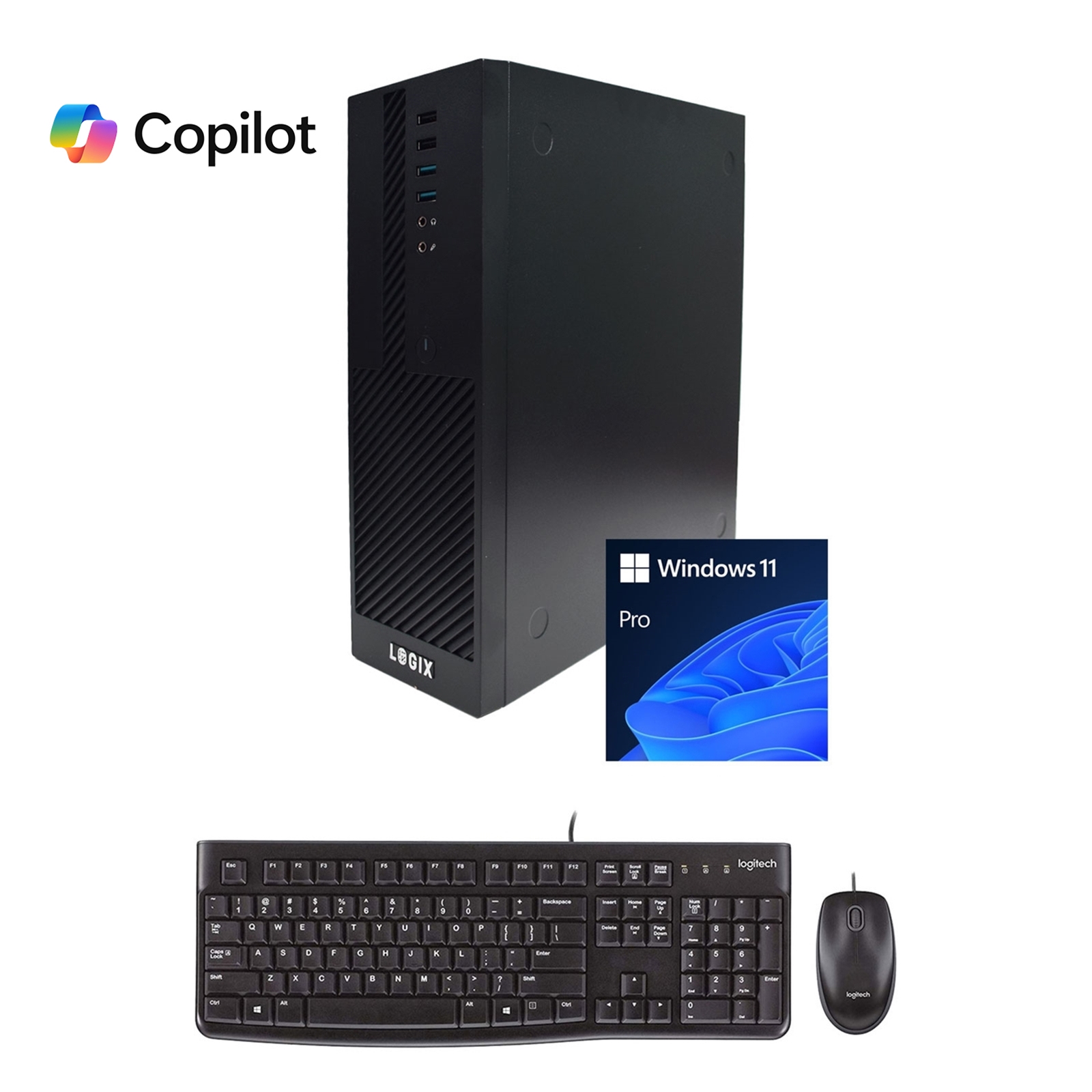LOGIX 12th Gen Intel Core i7 12 Core Small Form Factor SFF Business / Education PC with 16GB RAM, 1TB SSD, Windows 11 Pro, Keyboard, Mouse & 3 Year Warranty - Image 3