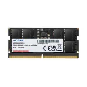 Adata AD5S560016G-S 16GB SODIMM System Memory DDR5, 5600MHz, 1 x 16GB - Image 2