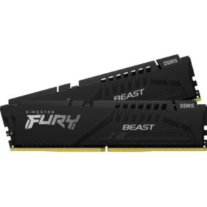 Kingston FURY Beast 64GB (2 x 32GB) 6000MHz DDR5 DIMM System Memory Black Heatsink - Image 3
