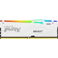 Kingston FURY Beast KF564C32BWA-32 32GB (1x32GB) RGB White System Memory, 6400MT/s, DDR5, CL32, DIMM, AMD EXPO Certified