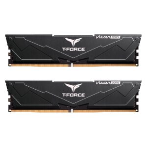 Team T-Force Vulcan FLBD532G6400HC40BDC01 32GB System Memory (2 x 16GB), DDR5 6400, 40-40-40-84, 1.35v, Black, Retail Boxed - Image 3