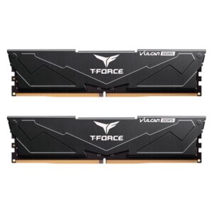 Team T-Force Vulcan FLBD532G6400HC40BDC01 32GB System Memory (2 x 16GB), DDR5 6400, 40-40-40-84, 1.35v, Black, Retail Boxed - Image 2