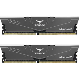 Team T-Force Vulcan Z 32GB Silver Heatsink (2 x 16GB) DDR4 3200MHz DIMM System Memory - Image 2