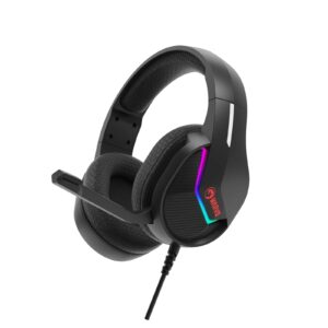 Marvo Scorpion H8618 Tactic 40 USB 2.0 Wired Gaming RGB Headset (Black) - Image 3