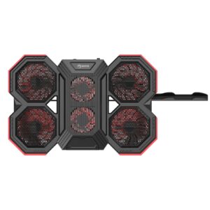 Marvo Scorpion FN-41 Atlas 60 USB Powered Six Fan Laptop Cooling Stand (Black) - Image 3