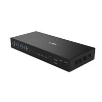 Lindy Dual Head 2-Port HDMI 2.0 18Gbps Rackmount KVM Switch with Resolution Up To 4K@60Hz, HDR and USB 3.0