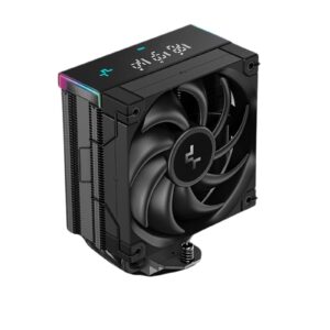DeepCool AK400 Digital Pro CPU Air Cooler, ARGB Fan & Digital Display, 120mm PWM Fan, 4 Copper Heatpipes, Quiet Operation, Intel & AMD Compatible Black - Image 3