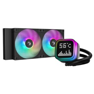 DeepCool LP240 240mm Liquid CPU Cooler, ARGB Pump with Custom Pixel Display, FD12 ARGB PWM Fans, Anti-Leak Tech, Compatible with Intel LGA1851/1700 & AMD AM5/AM4 - Image 3