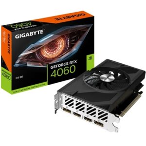 Gigabyte NVIDIA GeForce RTX 4060 D6 8GB GDDR6 Graphics Card,  3072 CUDA Cores, 2460 MHz Core Clock, Single Fan, 2x DisplayPorts / 2x HDMI Ports - Image 2