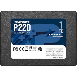 Patriot P210 (P220S1TB25) 1TB 2.5 Inch SSD, Sata 3 Interface, Read 520MB/s, Write 430MB/s, 3 Year Warranty - Image 2