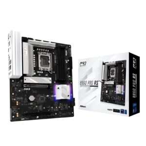 ASRock B860 Pro RS Intel 1851 Socket Motherboard, ATX, 4x DDR5 Slots, 3x M.2 Sockets, 2x USB-C Port, Fitted I/O Shield, 2.5GbE LAN, 1x DisplayPort / 1x HDMI Port - Image 3