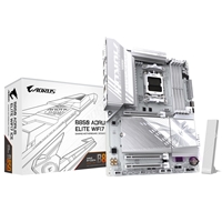 Gigabyte B850 AORUS ELITE WIFI7 ICE AMD AM5 Socket Motherboard, ATX, 4x DDR5 Slots, 3x M.2 Sockets, 2x USB-C Port, Fitted I/O Shield, 2.5GbE LAN, Wi-Fi 7, 1x DisplayPort / 1x HDMI Port