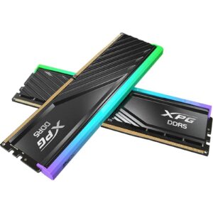 Adata XPG Lancer Blade RGB DDR5 6400MHz CL32 32GB (2x16GB) PC5-51200 RAM 288-Pins UDIMM Desktop Memory Kit Black Heatsink(AX5U6400C3216G-DTLABRBK) - Image 3