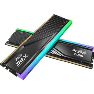 Adata XPG Lancer Blade RGB DDR5 6400MHz CL32 32GB (2x16GB) PC5-51200 RAM 288-Pins UDIMM Desktop Memory Kit Black Heatsink(AX5U6400C3216G-DTLABRBK) - Image 2