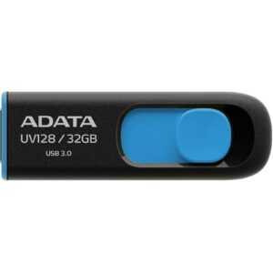 Adata UV128 32GB USB 3.2 Gen 1 Flash Drive, Black and Blue - Image 3