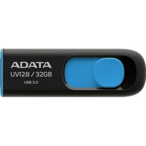 Adata UV128 32GB USB 3.2 Gen 1 Flash Drive, Black and Blue - Image 2
