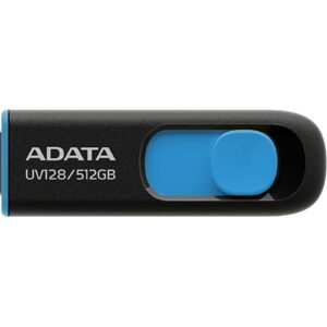 Adata UV128 512GB USB 3.2 Gen 1 Flash Drive, Black and Blue - Image 3